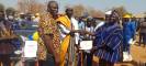 Award presentation to the District Best Farmer